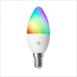 Умная лампочка Яндекс E14 RGB Matter