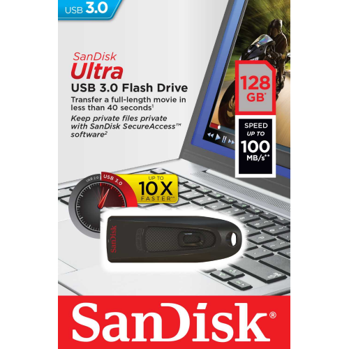 Флеш-накопитель SanDisk Ultra® USB 3.0 128GB