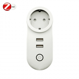 Розетка 1-пост. MOES Smart Socket Zigbee, 110-240 В, 16А Белая
