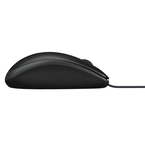 Мышь Logitech B100 Black (черная, оптическая 800dpi, USB, 1.8м) (арт. 910-003357, M/N: M-U0026)