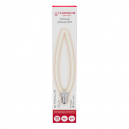 THOMSON LED FILAMENT DECO CANDLE 4W 400Lm E14 2700K Frosted