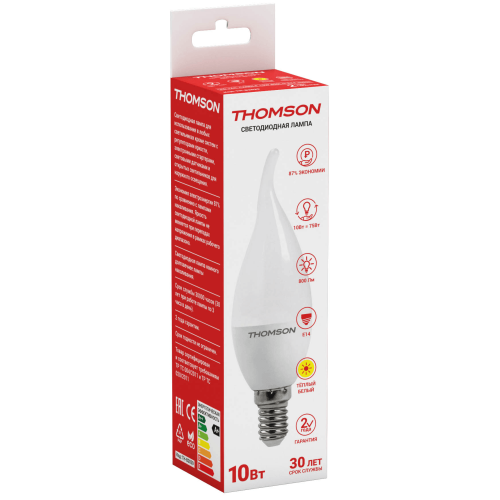 THOMSON LED TAIL CANDLE 10W 800Lm E14 3000K TH-B2029