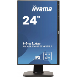 Монитор LCD 61,2 cm (24.1") 16:10 1920х1200(WUXGA) IPS, 300cd/m2, 1000:1, 5M:1, 5ms, VGA, HDMI, DP, USB-Hub, Height adj, Pivot, Tilt, Swivel, Speakers, Audio out, 3Y, Black