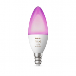 Лампа (белый и цветной свет) Philips Hue WCA 5.3W B39 E14 RUS 1p
