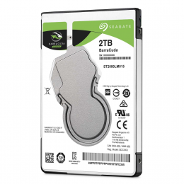 Жесткий диск Seagate BarraCuda ST2000LM015, 2TB, 2.5", 5400 RPM, SATA-III, 512e, 128MB, 7mm