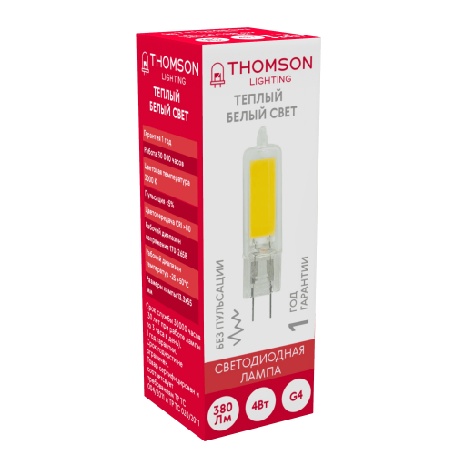 THOMSON LED G4 COB 4W 380Lm 3000K