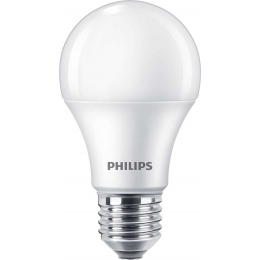 Светодиодная лампа Philips E27 9W = 80W теплый свет Essential