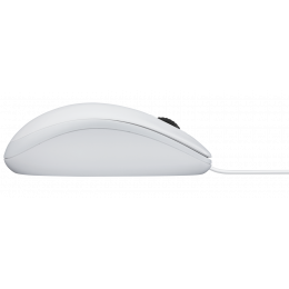 Мышь Logitech B100 White (белая, оптическая 800dpi, USB, 1.8м) (M/N: M-U0026)