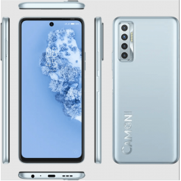 CG7n CAMON 17P 128 Frost Silver, 6.78" Asahi Glass, 20:9, 2460 x 1080 Mpix, 2.0GHz x2+ 1,8GHz x6, 8 Core, 4GB RAM,128GB, up to 256GB flash, 64Мп+2Мп+2Мп+0.08Мп/16Мп, 2Sim, 4G, BT v5.0, WiFi 802.11 b/g/n, NFC, GPS/AGPS, GLONASS, Type-C, 5000mAh, Andro