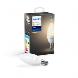 Свечка белая с цоколем E14 Philips HueW 5.5W B39 E14 EU