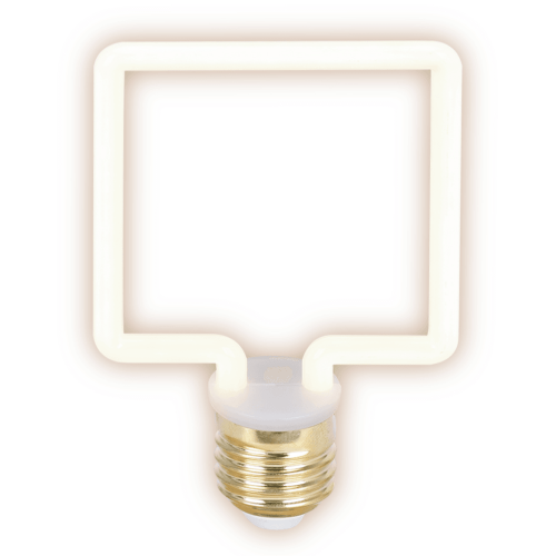 THOMSON LED FILAMENT DECO SQUARE 4W 400Lm E27 2700K Frosted