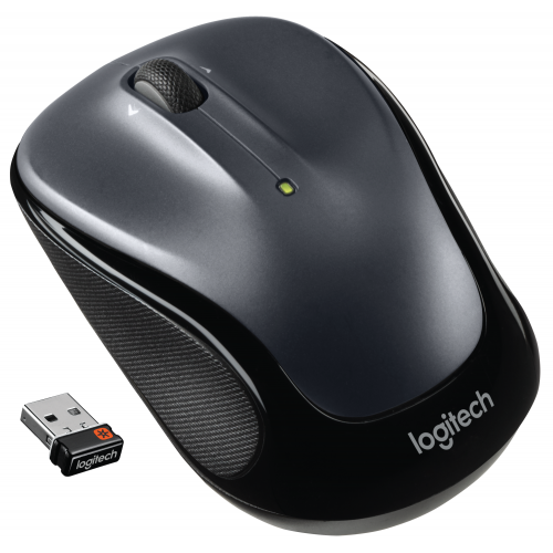 Мышь беспроводная Logitech M325 Dark Silver (темно-серая, оптическая, 1000dpi, 2.4 GHz/USB-ресивер (Logitech Unifying®), 5 кнопок (горизонтальная прокрутка), 1 батарея типа AA) (M/N: M-R0039 / C-U0008)