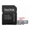 Карта памяти SanDisk Ultra® 64GB microSDXC + SD Adapter 100MB/s Class 10 UHS-I