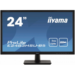 Монитор LCD 24'' 16:9 1920х1080(FHD) TN, 250 cd/m2, 1000:1, 80M:1, 1ms, VGA, HDMI, DP, USB-Hub, Tilt, Speakers, 3Y, Black