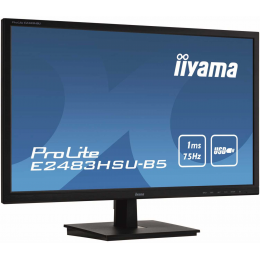 Монитор LCD 24'' 16:9 1920х1080(FHD) TN, 250 cd/m2, 1000:1, 80M:1, 1ms, VGA, HDMI, DP, USB-Hub, Tilt, Speakers, 3Y, Black