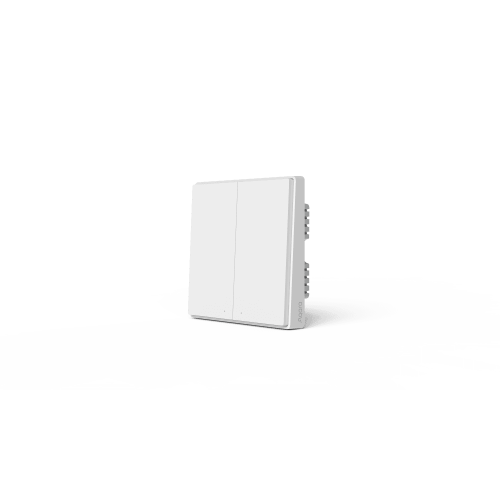 Выключатель настенный (две клавиши) Aqara Wall Switch (No Neutral, Double Rocker)