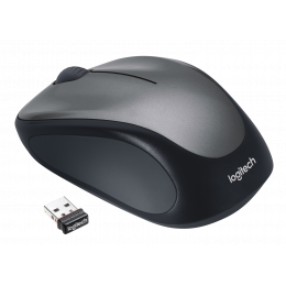Мышь беспроводная Logitech M235 Colt Matte (серая, оптическая, 1000dpi, 2.4 GHz/USB-ресивер (Logitech Unifying®)) (M/N: M-R0038 / C-U0008)