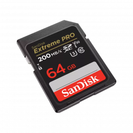 Карта памяти SanDisk Extreme PRO 64GB SDXC Memory Card 200MB/s