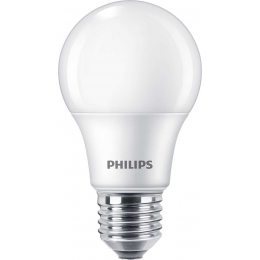 Светодиодная лампа Philips E27 7W = 65W теплый свет Essential