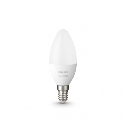 Свечка белая с цоколем E14 Philips HueW 5.5W B39 E14 EU 2P