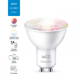Лампа WiZ Wi-Fi BLE 50W GU10 922-65RGB1PF/6