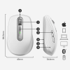 Мышь беспроводная Logitech MX Anywhere 3 for Mac, PALE GREY (M/N: MR0083)