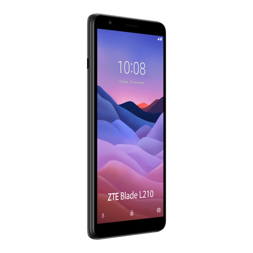ZTE Blade L210 Blue, 6'' 18:9 480 x 960, 1.3GHz, 4 Core, 1GB RAM, 32GB, up to 128GB flash, 5Mpix/2Mpix, 2 Sim, 2G, 3G, BT, Wi-Fi, GPS, Micro-USB, 2600mAh, Android 10, 188.9 г, 159 ммx77 ммx9,9 мм