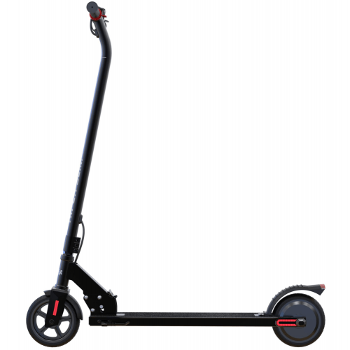 Электросамокат HIPER Slim VX665 Black, колеса 6.5" шины литые шины, 250 Вт мотор, батарея 6Ач(36В,216Втч), до 24кмч, черный
