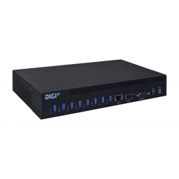 AnywhereUSB 8 Plus eight USB 3.1 Gen 1 Ports, single 10M/100M/1G/10G Ethernet, single SFP+, 12VDC