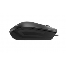 Мышь DX-180, USB, чёрная, оптическая, 800-1600dpi, подходит под обе руки