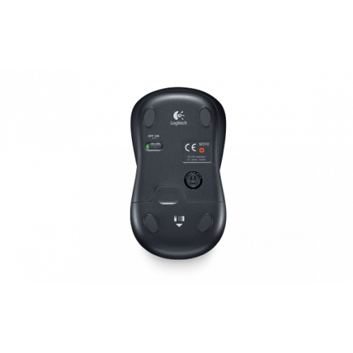 Мышь беспроводная Logitech M310 Silver (серебристая, оптическая, 1000dpi, 2.4 GHz/USB-ресивер) (M/N: M-R0050 / C-U0010)