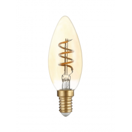 Лампочка HIPER LED FILAMENT FLEXIBLE CANDLE 5W 180Lm E14 2400K AMBER