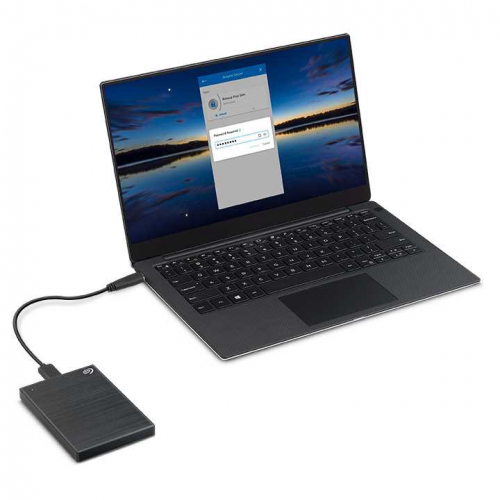 Внешний жесткий диск Seagate Backup Plus Slim STHN2000400, 2TB, 2.5" USB 3.0 Black