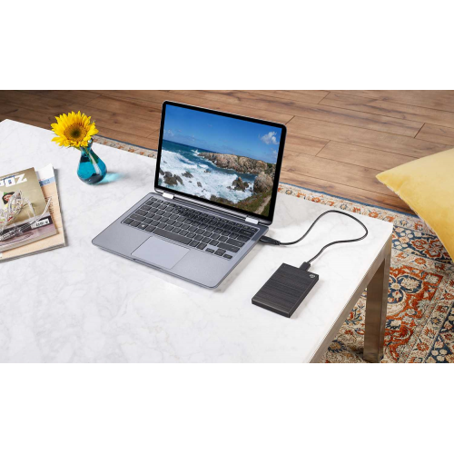 Внешний жесткий диск Seagate Backup Plus Slim STHN2000400, 2TB, 2.5" USB 3.0 Black