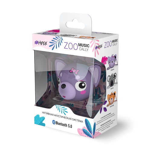Портативная акустическая система Bluetooth Speaker HIPER ZOO Music Cally, Собака