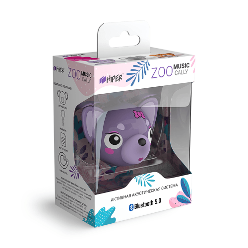 Портативная акустическая система Bluetooth Speaker HIPER ZOO Music Cally, Собака