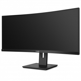 Монитор LCD 34'' 21:9 3440x1440(UWQHD) VA, Curved, 100 Hz, 300 cd/m2, 3000:1, 80M:1, 5ms, 2xHDMI, DP, USB-Hub, Height adj, Tilt, Speakers, Black