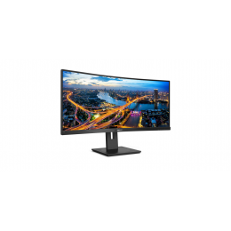 Монитор LCD 34'' 21:9 3440x1440(UWQHD) VA, Curved, 100 Hz, 300 cd/m2, 3000:1, 80M:1, 5ms, 2xHDMI, DP, USB-Hub, Height adj, Tilt, Speakers, Black