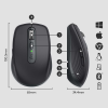 Мышь беспроводная Logitech MX ANYWHERE 3 - GRAPHITE - 2.4GHZ/BT - N/A - EMEA (M/N: MR0083 / C-U0008)