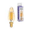 Лампочка HIPER LED DECO FILAMENT CONE 4W 480Lm E14 35105 6500K GOLD