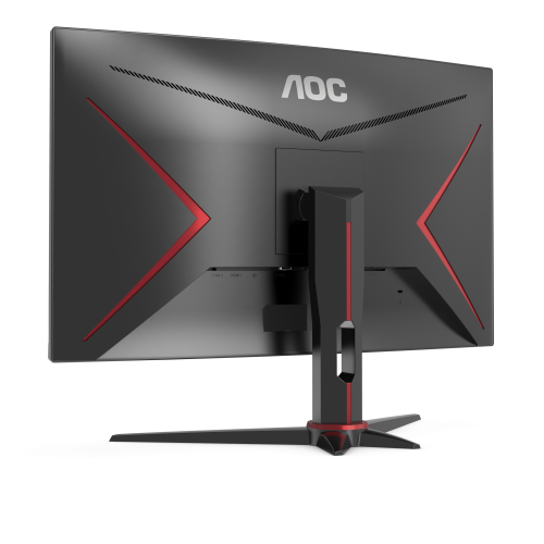 Монитор игровой 23.6'' 16:9 1920х1080(FHD) VA, Curved, 165 Hz, 250 cd/m2, 3000:1, 80M:1, 4ms, VGA, 2xHDMI, DP, Tilt, Speakers, Black+Cherry