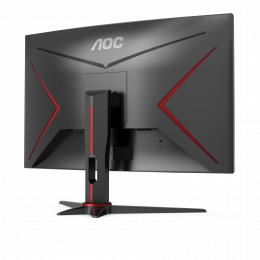 Монитор игровой 23.6'' 16:9 1920х1080(FHD) VA, Curved, 165 Hz, 250 cd/m2, 3000:1, 80M:1, 4ms, VGA, 2xHDMI, DP, Tilt, Speakers, Black+Cherry