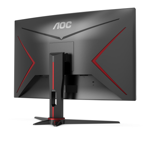 Монитор игровой 23.6'' 16:9 1920х1080(FHD) VA, Curved, 165 Hz, 250 cd/m2, 3000:1, 80M:1, 4ms, VGA, 2xHDMI, DP, Tilt, Speakers, Black+Cherry