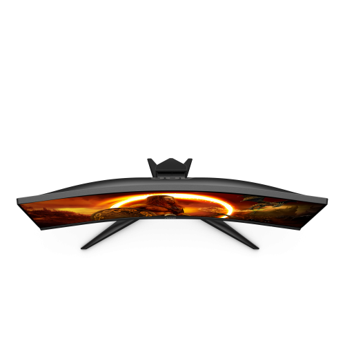 Монитор игровой 23.6'' 16:9 1920х1080(FHD) VA, Curved, 165 Hz, 250 cd/m2, 3000:1, 80M:1, 4ms, VGA, 2xHDMI, DP, Tilt, Speakers, Black+Cherry
