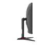 Монитор игровой 23.6'' 16:9 1920х1080(FHD) VA, Curved, 165 Hz, 250 cd/m2, 3000:1, 80M:1, 4ms, VGA, 2xHDMI, DP, Tilt, Speakers, Black+Cherry