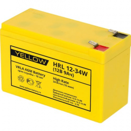 Аккумулятор Yellow HRL 12-34W 9Ач