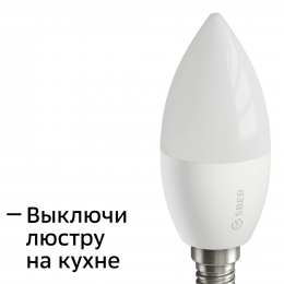 Лампа SBER E14 C37