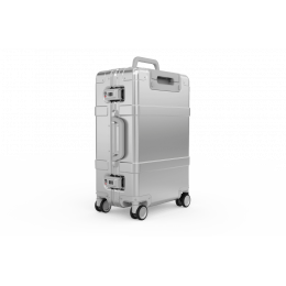 Чемодан NINETYGO Metal Luggage 20" серебристый