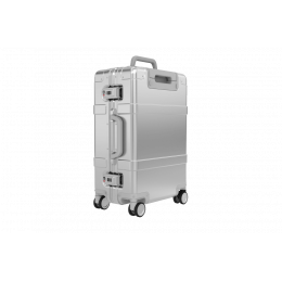 Чемодан NINETYGO Metal Luggage 20" серебристый