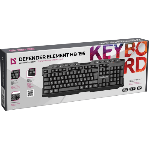 Клавиатура Defender Element HB-195 RU